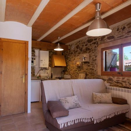 Apartamento duplex rural con chimenea y vistas panorámicas desde la cama Sant Marti Sacalm Exterior foto